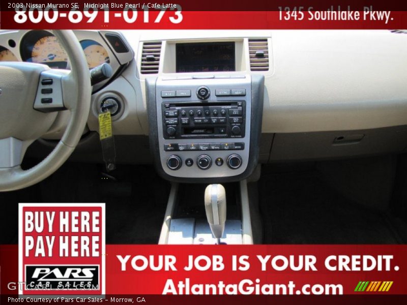 Midnight Blue Pearl / Cafe Latte 2003 Nissan Murano SE