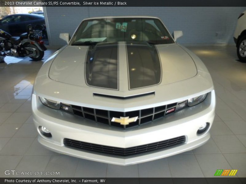 Silver Ice Metallic / Black 2013 Chevrolet Camaro SS/RS Convertible