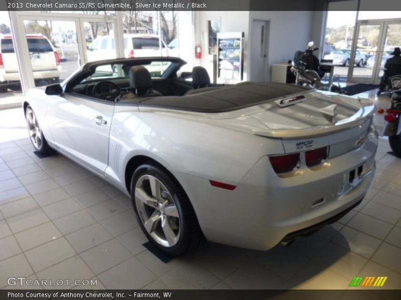 Silver Ice Metallic / Black 2013 Chevrolet Camaro SS/RS Convertible