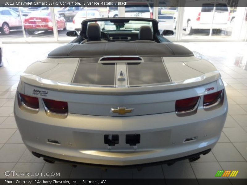 Silver Ice Metallic / Black 2013 Chevrolet Camaro SS/RS Convertible