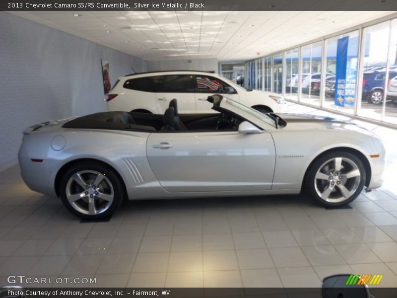 Silver Ice Metallic / Black 2013 Chevrolet Camaro SS/RS Convertible