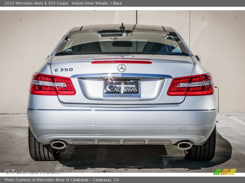 Iridium Silver Metallic / Black 2013 Mercedes-Benz E 350 Coupe