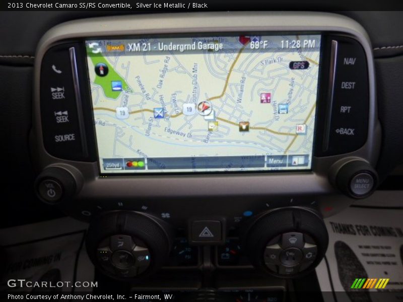Navigation of 2013 Camaro SS/RS Convertible