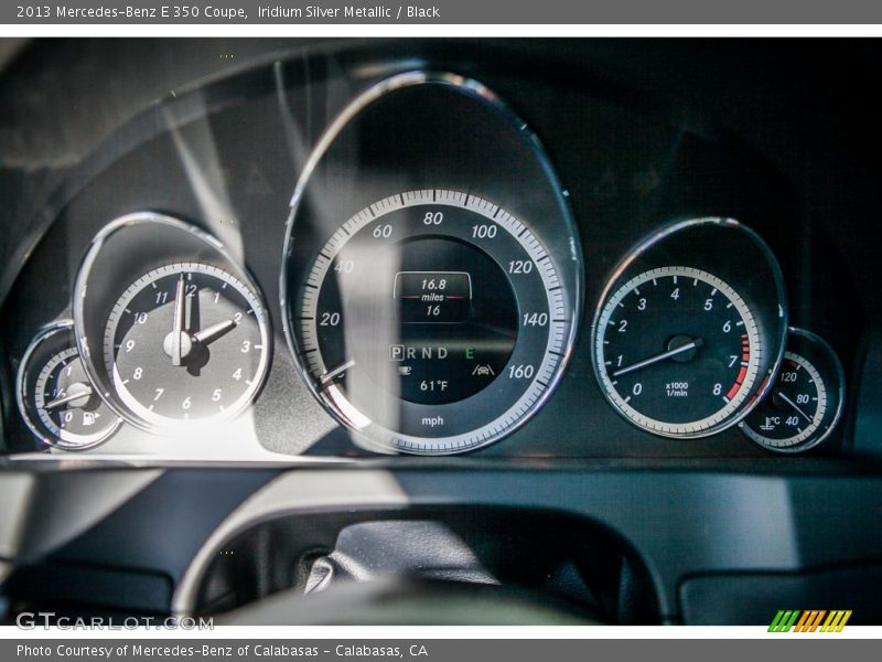 Iridium Silver Metallic / Black 2013 Mercedes-Benz E 350 Coupe