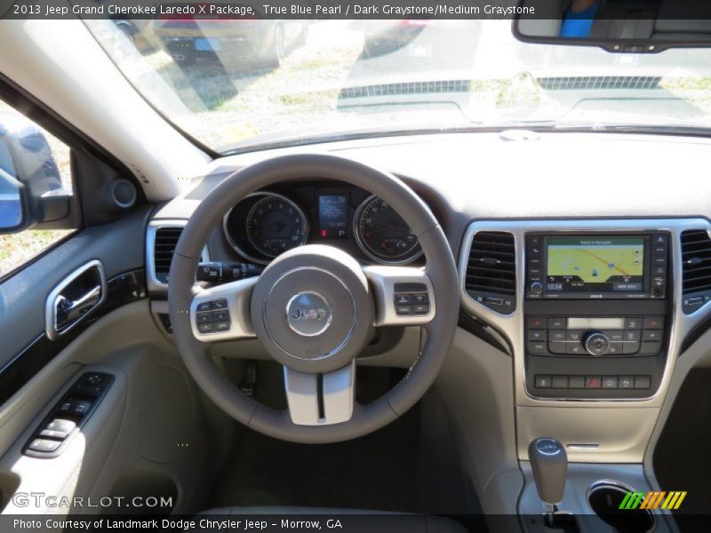 True Blue Pearl / Dark Graystone/Medium Graystone 2013 Jeep Grand Cherokee Laredo X Package