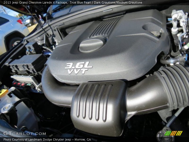 True Blue Pearl / Dark Graystone/Medium Graystone 2013 Jeep Grand Cherokee Laredo X Package