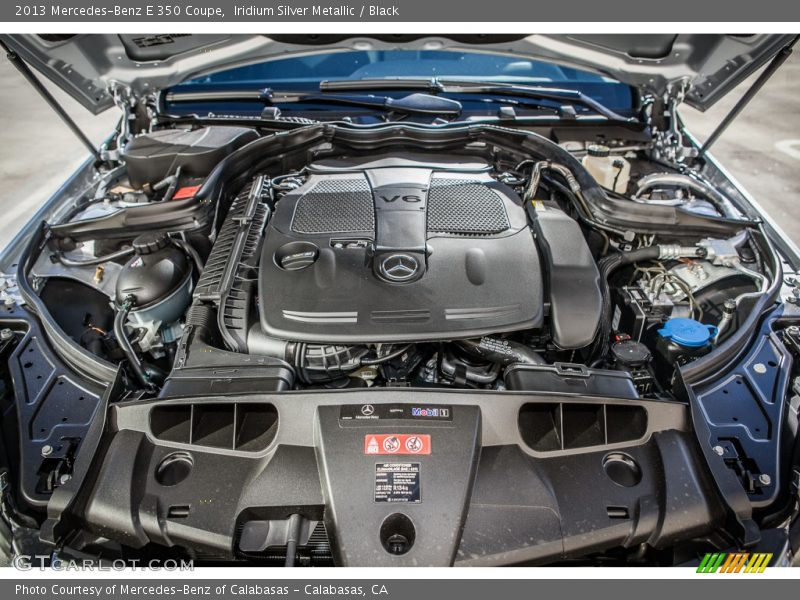 Iridium Silver Metallic / Black 2013 Mercedes-Benz E 350 Coupe