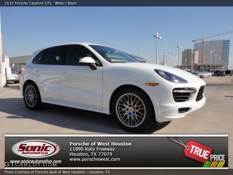 White / Black 2013 Porsche Cayenne GTS