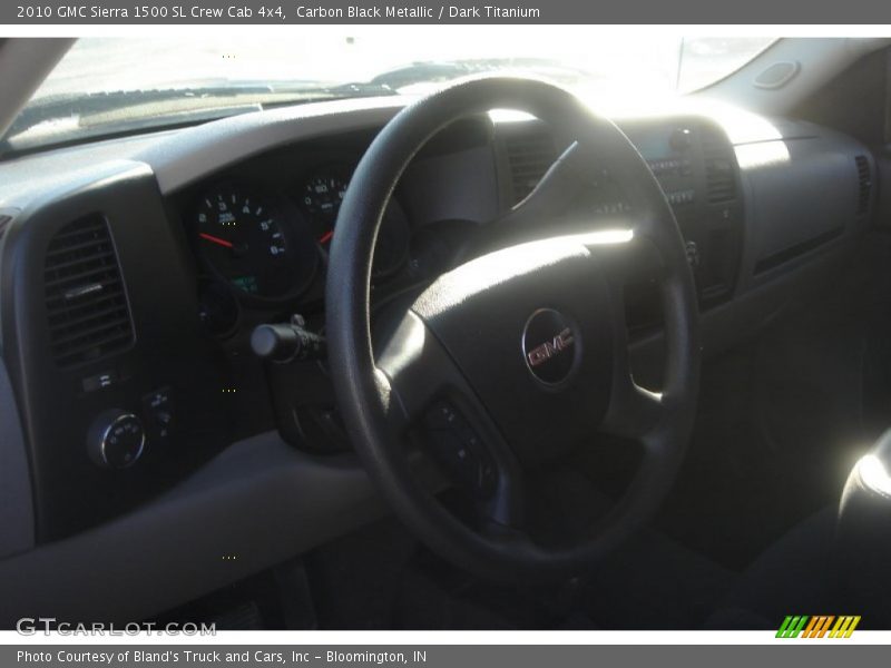 Carbon Black Metallic / Dark Titanium 2010 GMC Sierra 1500 SL Crew Cab 4x4