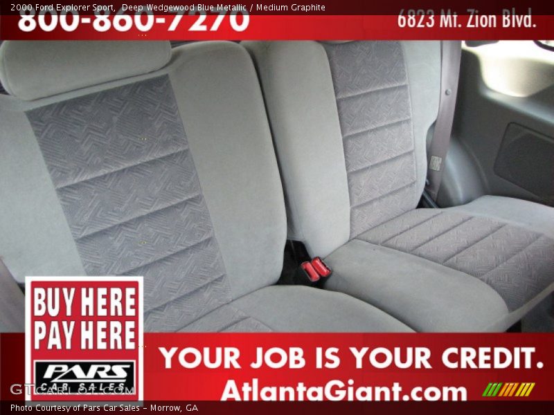 Deep Wedgewood Blue Metallic / Medium Graphite 2000 Ford Explorer Sport