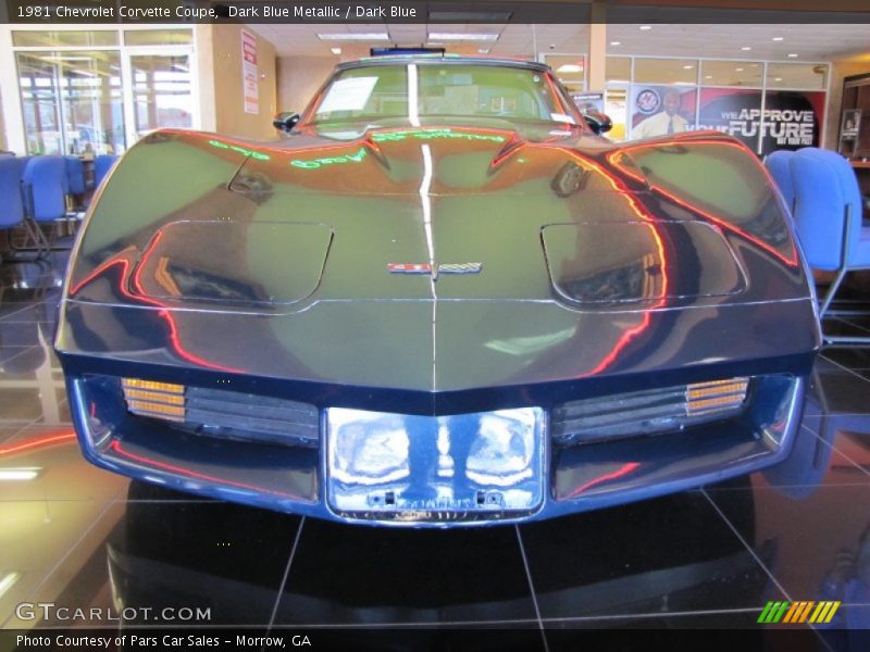 Dark Blue Metallic / Dark Blue 1981 Chevrolet Corvette Coupe