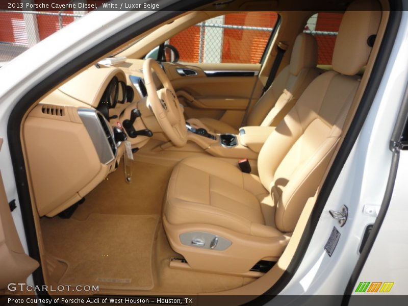  2013 Cayenne Diesel Luxor Beige Interior