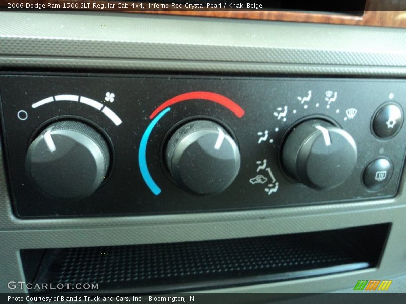 Inferno Red Crystal Pearl / Khaki Beige 2006 Dodge Ram 1500 SLT Regular Cab 4x4