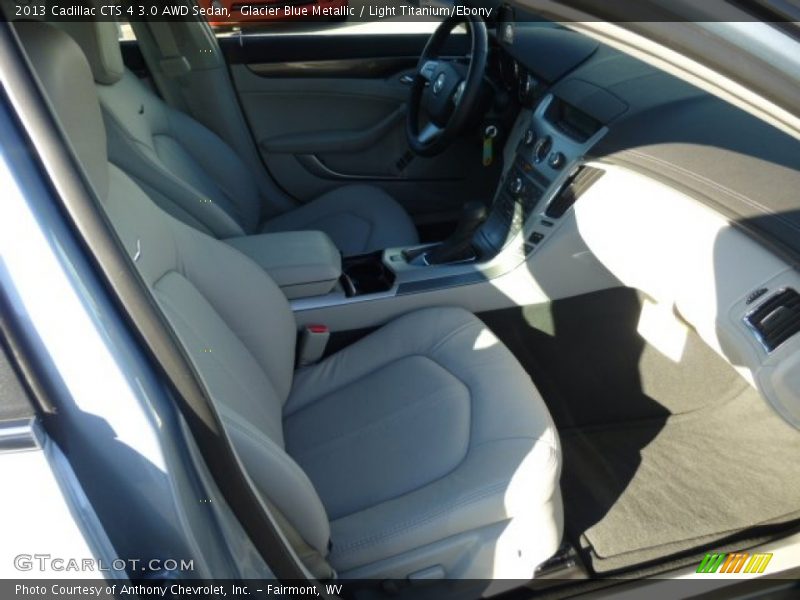 Glacier Blue Metallic / Light Titanium/Ebony 2013 Cadillac CTS 4 3.0 AWD Sedan