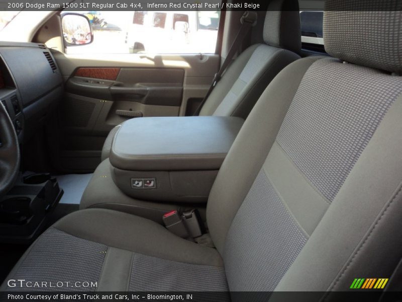 Inferno Red Crystal Pearl / Khaki Beige 2006 Dodge Ram 1500 SLT Regular Cab 4x4
