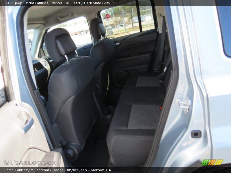 Winter Chill Pearl / Dark Slate Gray 2013 Jeep Patriot Latitude