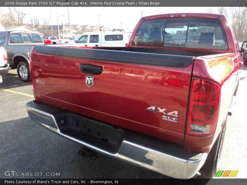 Inferno Red Crystal Pearl / Khaki Beige 2006 Dodge Ram 1500 SLT Regular Cab 4x4