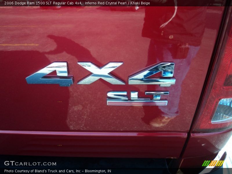 Inferno Red Crystal Pearl / Khaki Beige 2006 Dodge Ram 1500 SLT Regular Cab 4x4