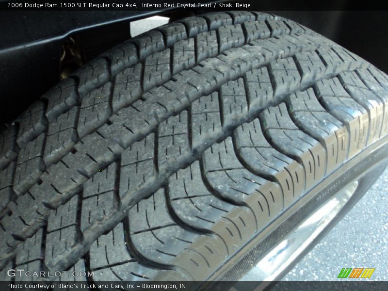 Inferno Red Crystal Pearl / Khaki Beige 2006 Dodge Ram 1500 SLT Regular Cab 4x4