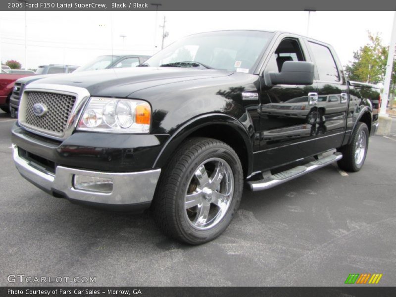 Black / Black 2005 Ford F150 Lariat SuperCrew
