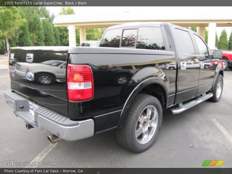 Black / Black 2005 Ford F150 Lariat SuperCrew