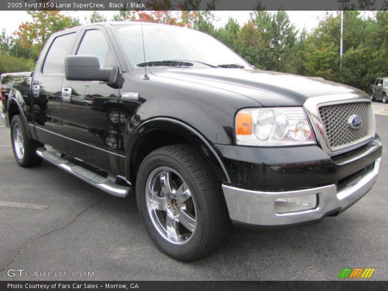 Black / Black 2005 Ford F150 Lariat SuperCrew