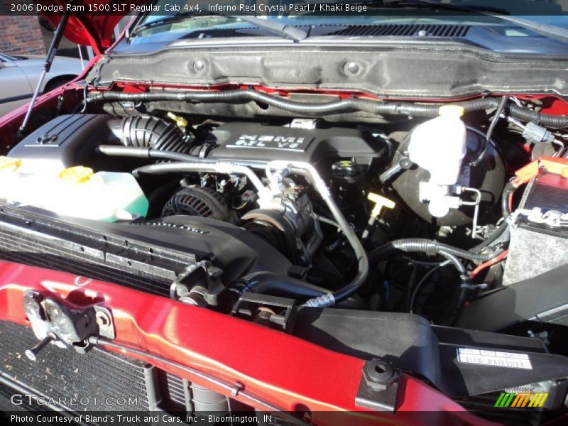 Inferno Red Crystal Pearl / Khaki Beige 2006 Dodge Ram 1500 SLT Regular Cab 4x4