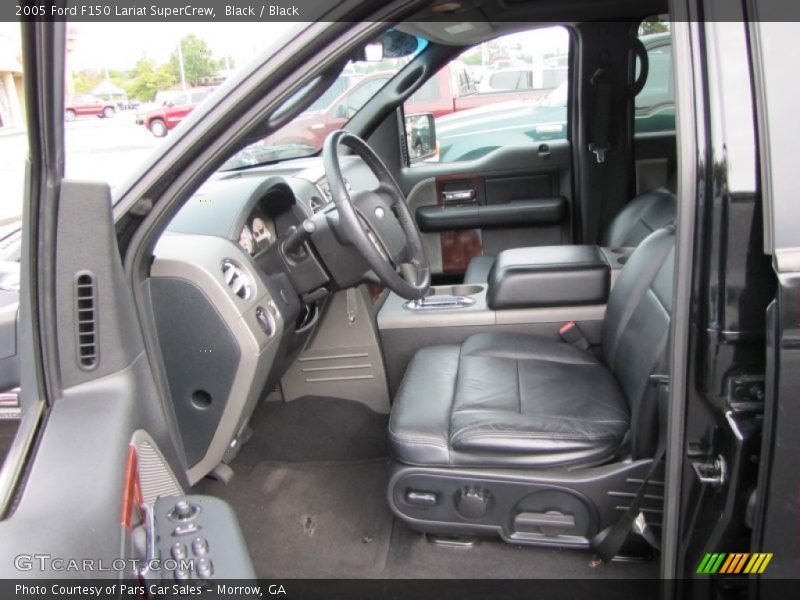 Black / Black 2005 Ford F150 Lariat SuperCrew
