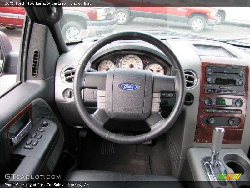 Black / Black 2005 Ford F150 Lariat SuperCrew