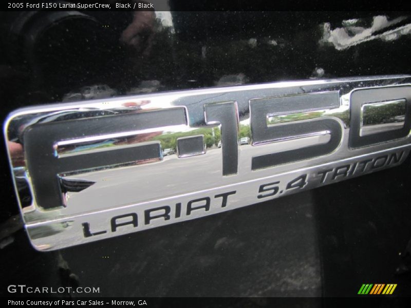 Black / Black 2005 Ford F150 Lariat SuperCrew