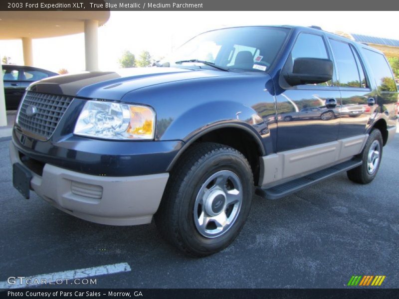 True Blue Metallic / Medium Parchment 2003 Ford Expedition XLT
