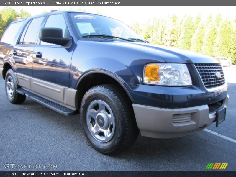 True Blue Metallic / Medium Parchment 2003 Ford Expedition XLT