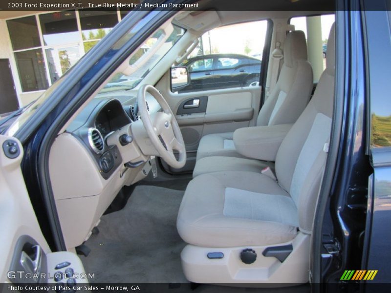 True Blue Metallic / Medium Parchment 2003 Ford Expedition XLT