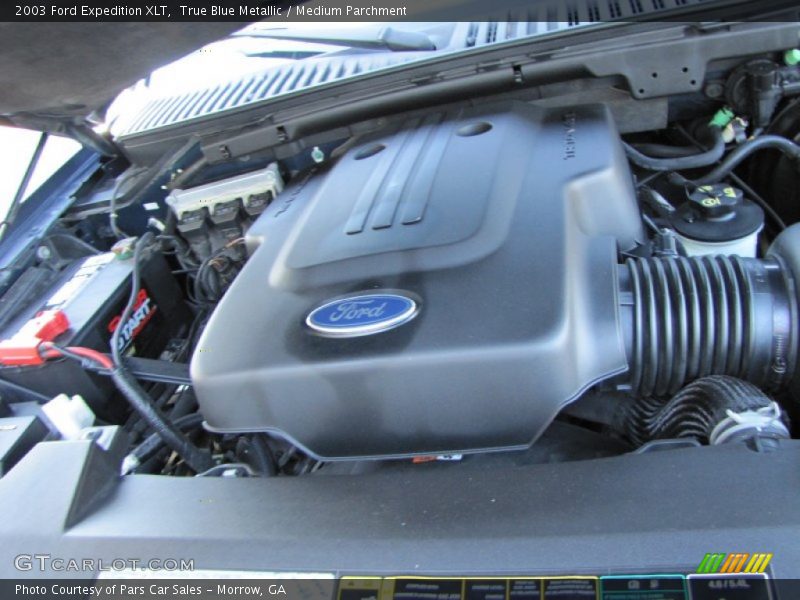 True Blue Metallic / Medium Parchment 2003 Ford Expedition XLT