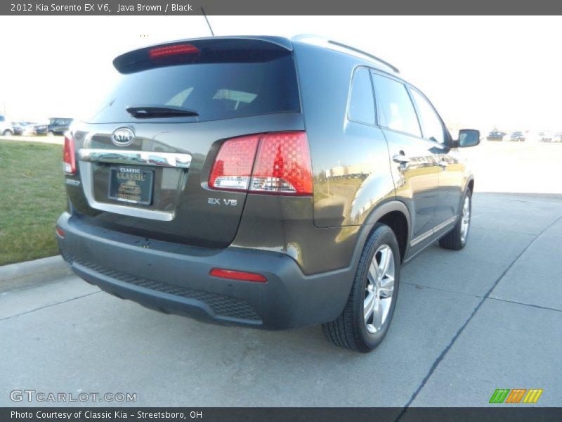 Java Brown / Black 2012 Kia Sorento EX V6