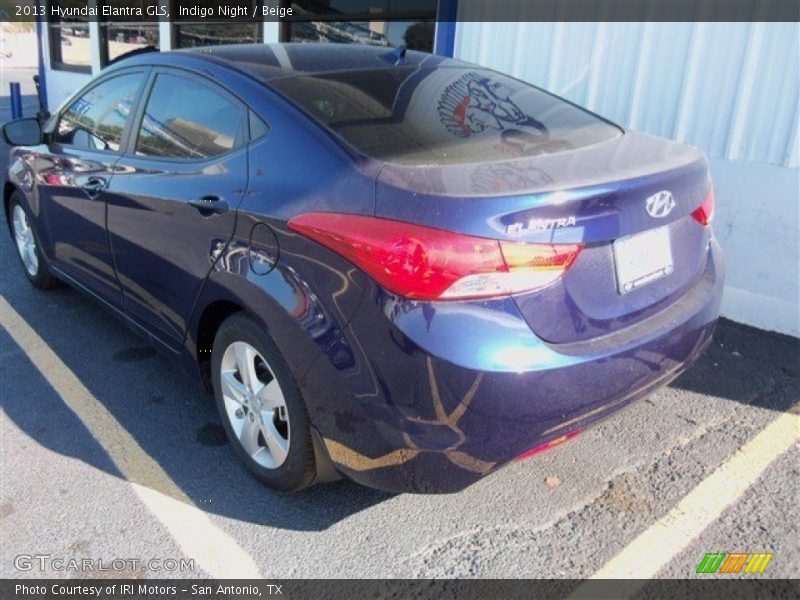 Indigo Night / Beige 2013 Hyundai Elantra GLS