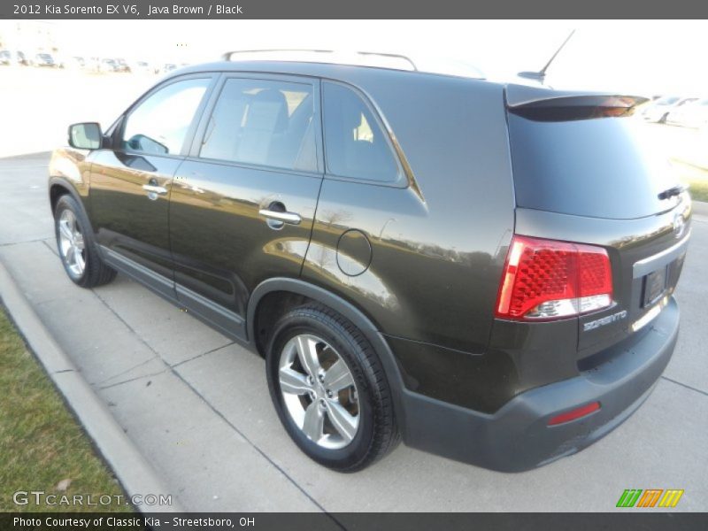 Java Brown / Black 2012 Kia Sorento EX V6