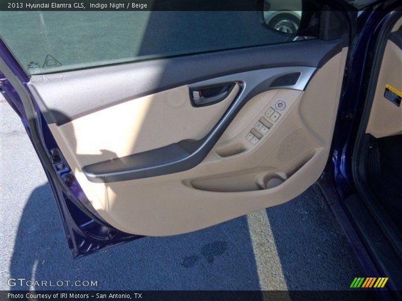 Indigo Night / Beige 2013 Hyundai Elantra GLS
