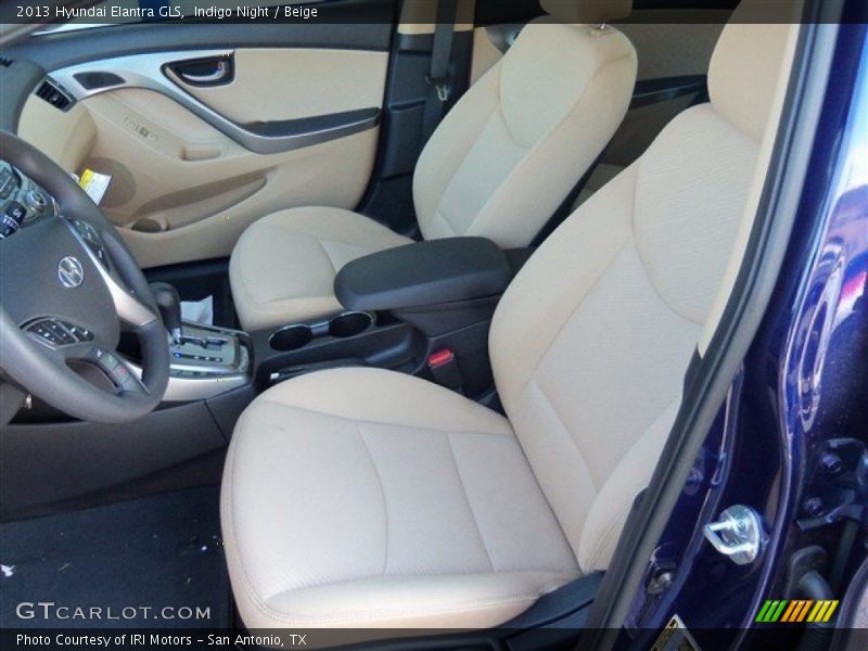 Indigo Night / Beige 2013 Hyundai Elantra GLS