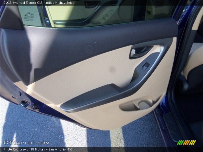 Indigo Night / Beige 2013 Hyundai Elantra GLS