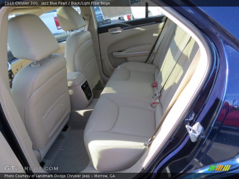 Jazz Blue Pearl / Black/Light Frost Beige 2013 Chrysler 300