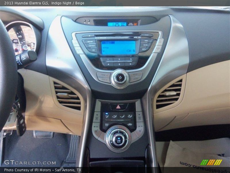 Indigo Night / Beige 2013 Hyundai Elantra GLS