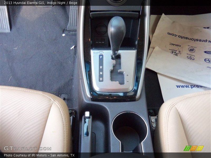 Indigo Night / Beige 2013 Hyundai Elantra GLS