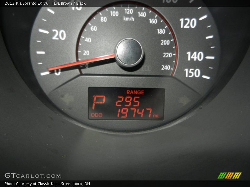 Java Brown / Black 2012 Kia Sorento EX V6