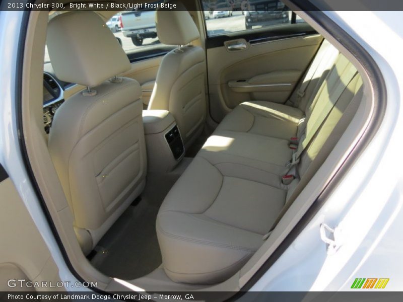 Bright White / Black/Light Frost Beige 2013 Chrysler 300