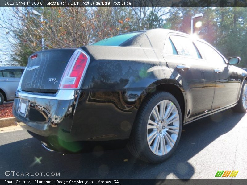 Gloss Black / Dark Frost Beige/Light Frost Beige 2013 Chrysler 300 C