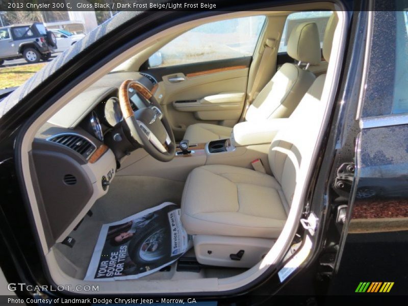 Gloss Black / Dark Frost Beige/Light Frost Beige 2013 Chrysler 300 C