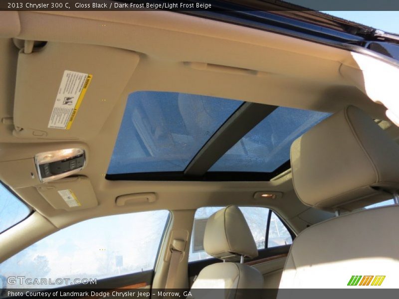 Gloss Black / Dark Frost Beige/Light Frost Beige 2013 Chrysler 300 C