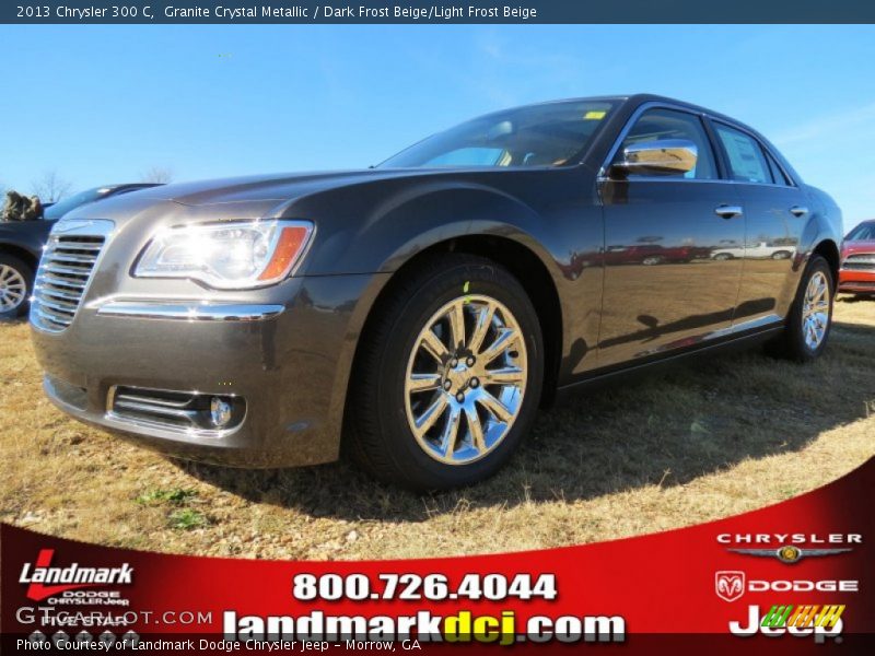 Granite Crystal Metallic / Dark Frost Beige/Light Frost Beige 2013 Chrysler 300 C