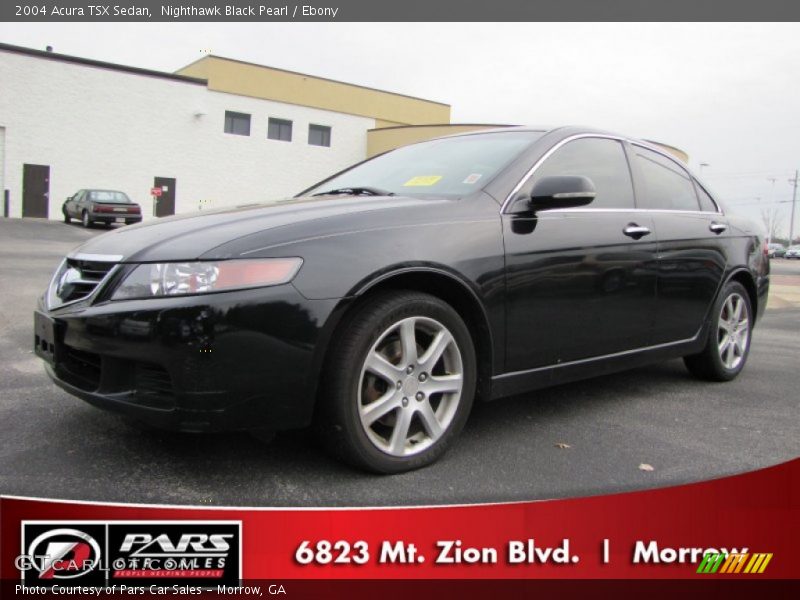 Nighthawk Black Pearl / Ebony 2004 Acura TSX Sedan